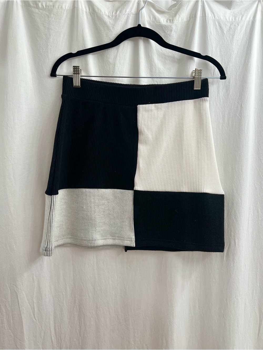pacsun LA hearts checker skirt
